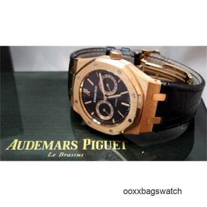 Механические автоматические часы Audpi Swiss Made Watch Epic Royal Oak 26330 или Day Date Розовое золото Сова Черный циферблат Корпус ID HBE8