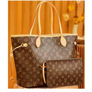Top 2pcs/Set Luxurys Designers çanta kadın çanta omuz çanta haberci çantaları klasik tarz