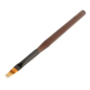 Гель-кисть для дизайна ногтей ANGGREK Nai Polish, дизайнерская ручка для рисования, нейлоновая плоская инструмент для рисования, наращивание ногтей