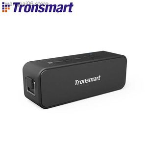 Динамики для сотовых телефонов Tronsmart T2 Plus Bluetooth 5.0 Динамик Портативный динамик 20 Вт 24-часовая колонка Саундбар IPX7 с голосовым помощником NFC Micro SD T231026
