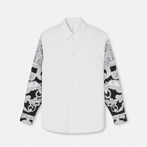 Mens Designer Shirts Brand Clothing Men Long Sleeve Dress Shirt Hip Hop Style Quality Cotton Tops 104010277L