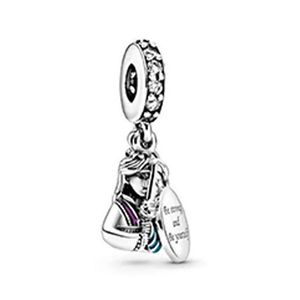 925 Sterling Silver New Fashion Women's Charm Castle Guardian Pendant Bracelets Charm Beads Suitable for Original Pan, A Special Gift for Women