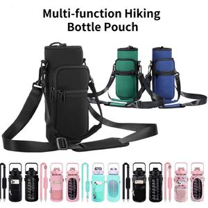 Other Drinkware Portable Neoprene Cup Sleeve Protective Pouch Water Bottle Holder Bag Multifunction Adjustable Strap Travel Hiking 231026