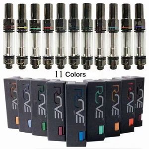 R O V E CAM ARAÇLARI Atomizer Seramik Bobin Kartuşu Premium Sos Sepet Kartuşları 0.8ml 1ml Boş 510 İplik Kalın Yağ Ambalajlı 500 PCS