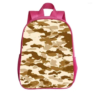 Backpack Kids Camouflage Boys Girls Cartoon Rucksack Unisex Travel Laptop Knapsack Students Bag Kindergarten School