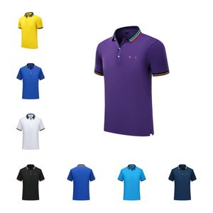 Бестселлер, новая рубашка поло, мужские повседневные рубашки с коротким рукавом, мужская однотонная классическая футболка M-3XL7 цветов