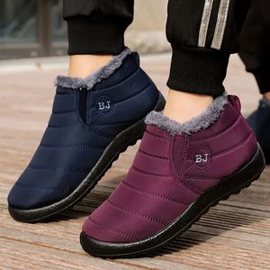 Boots Women Lightweight Winter Shoes For Ankle Snow Botas Mujer Black Couple Waterproof Plus Size 231026