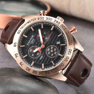 Armbanduhren Top PRS516 Original Marke Herrenuhren Klassische Multifunktions-Edelstahl-Quarzuhr Chronograph Automatische Datumsuhren