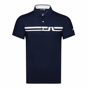 Homens camisetas Verão Mangas Curtas Golf Camiseta 5 Cores JL Esportes Homens Roupas Ao Ar Livre Lazer S-XXL Na Escolha 211V