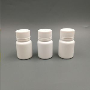 Ücretsiz gönderim 100pcs/lot 15ml hdpe boş plastik doldurulabilir farmasötik hap şişeleri vida kapağı ile konteyner