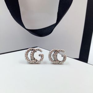 Luxury Gold Stud Earrings Designer For Women Small stud earrings luxury G jewelry sterling silver needles