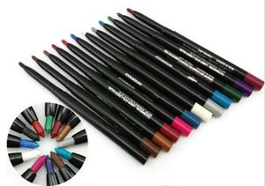 Распродажа, новый бренд, вращающийся выдвижной водостойкий карандаш для макияжа, тени для век, подводка для глаз, 12 цветов, смешанные 12 шт., лот7023364