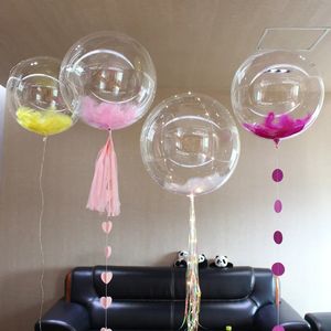 Kerstversiering 50 stks 51018202436 inch bobo ballon bubble kerst bruiloft verjaardagsfeestje decoratie kid led helium 231026