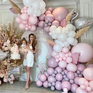 Christmas Decorations 1 Set Pink Balloon Garland Arch Kit Wedding Latex Birthday Party Decoration Baby Shower Globos Supplies 231026