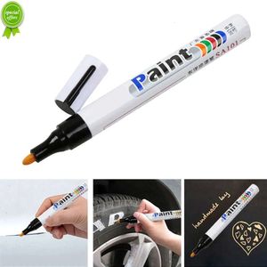 Водостойкая ручка для автомобильных колес, масляная ручка для нанесения краски на резиновые шины, компакт-диск, металлический маркер для перманентной краски, граффити, подкраска