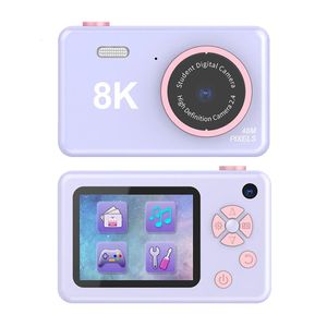Dijital Kameralar Kamera 48MP Kids Full HD 1080p Ön ve Arka Şarj Edilebilir Mini Öğrenciler Gençler 231025