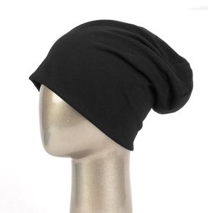 Berets 2023 Fashion Slouchy Solid Beanies For Women Beanie Casual Caps Man Turban Wraps Warm Hats Bonnet Unisex Cap