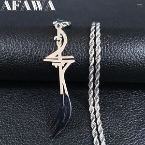 Pendant Necklaces Arabic Sword Stainless Steel Islamic Muslim Zulfiqar Imam Ali Swords For Men Islam Accessories Gift Jewelry N2656S01