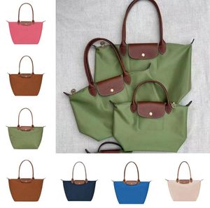 Women's One Shoulder Handbag European Style Waterproof Dumpling Bag Nylon Handbag Crossbody Bag Folding Bag Embroidery Tote Bag Shopping Bag Mini Bag