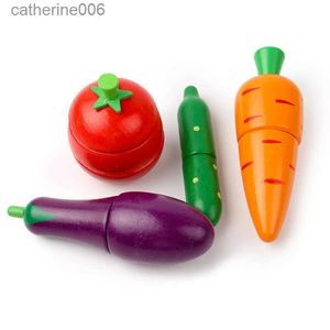 Mutfaklar Yemek Simülasyon Mutfak Oyuncak Oyuncak Ahşap Klasik Oyun Montessori Eğitim Oyuncak Çocuklar İçin Hediye Hediye Kesim Meyve Sebzesi Setl231026