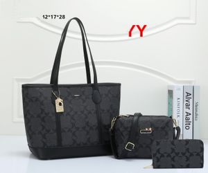 3pcs Topo Quality New Classic Crossbody Bag Women Leather Handbag Tote Cross Body Bag Messenger Brown Shoulder Bags Purses sfdjhj Gift Wallet Handbags 890#