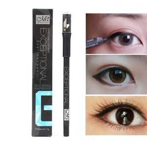 Menow Katı Eyeliner Pencil, Keskinleştirme ile Su Geçirmez Uzun Kalıcı Siyah Jel Yumuşak Pürüzsüz Mat Göz Yeteri18447997