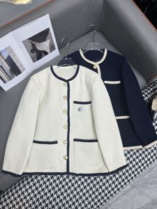 Autumn/Winter New Wool Coat/Contrast Panel Design/Fashion Age Reduction