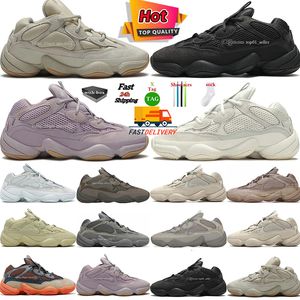 500 Koşu Ayakkabıları Erkek Kadınlar 500S Fayda Siyah Kemik Beyaz Asj Greu Kil Kahverengi Mesh Allık Granit Enflame Yumuşak Görme Taupe Işık Runner Spor Sneaker US5-US11.5