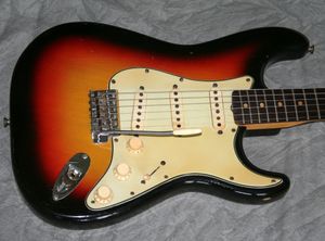 Vendita calda chitarra elettrica di buona qualità 1965 Green Guard, Clay Dots (#0000434) Strumenti musicali