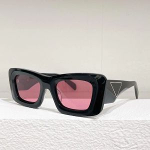 Partido Shades Eyewear Marca Designer Homens Sun Óculos Croissant Estereoscópico Crack OPR 13ZS Vintage Senhoras Símbolo Assinatura Irregular Square Sunglasses