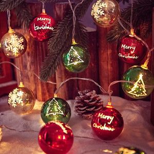 Рождественские украшения, шар, светодиодные фонари, звезда, круглая елочная веревка для веселой домашней вечеринки, китайская годовая фея 231027