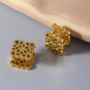 Tasarımcı Küpe Loews lüks mücevher üst aksesuarlar kulak tokası altın elmas küpeler hafif lüksler kadınlar için yabancı stil kadın küpe takı Noel hediyesi