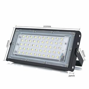 Floodlights 50W 100W Led Flood Light 110V 220V Outdoor Mode Floodlight Spotlight Red Green Blue Rgb Ip65 Waterproof Street Lamp Landsc Dhxyt