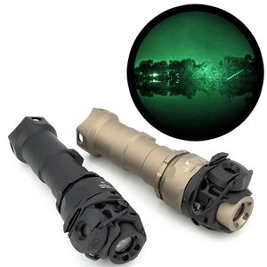 KIJI K1-10 IR Version Tactical Flashlight with Infrared Laser and White LED for Outdoor Sports