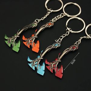 Anahtarlıklar Landards Toptan 10 PCS/Lot Riot Oyunları Valorant Keychain Gaia AX 2580vp Metal Keyasyon Kolye Llaveros Oyuncak Takı Gamer Hediye 231027