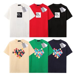 Erkek Tişört Tasarımcı Tees Luxury Marka Tişörtleri Erkek Kadınlar Kısa Kollu Hip Hop Sokak Giyim Üstler Şort Günlük Giysiler Giysileri B-14 Boyut XS-XL