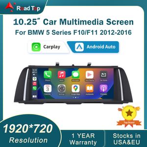 10.25' Wireless Apple CarPlay Android Auto Car Multimedia Radio Player For BMW 5 Series 2012-2016 F10 F11 NBT Linux Touch Screen