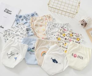 8pcs/lot yıkanabilir bebek lazımlık eğitimi pantolonu yeniden kullanılabilir tuvalet eğitmeni külotu yeniden kullanılabilir bez bebek bezi bezini değiştiren iç çamaşırı brifingleri