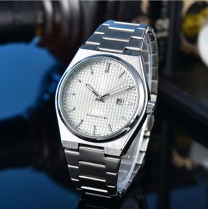 Модные брендовые наручные часы Мужские часы Качественные кварцевые часы с механизмом Роскошные наручные часы Стальной ремешок классика 1853 PRX powermatic 80 часы браслет Высокие подарки