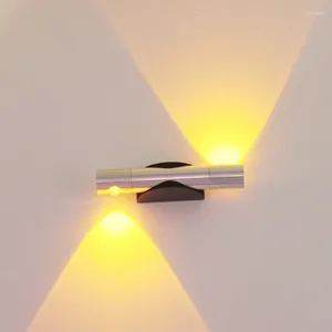 Duvar lambası LED'i hem kafa dönen alüminyum yatak odasını ayarlayabilir Bir oturma odası açık havada koridor lambaları ve fener aydınlatmaları
