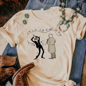 Women's T Shirts Good Omens T-shirts Women Funny Graphic Tshirt Female Harajuku 2000s Anime Clothes