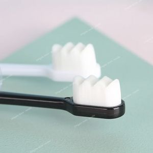 10 adet ultra-ince yumuşak kürk diş fırçası kaplama diş fırçaları OPP çanta ambalajı ile derin oral temizlik bakımı ev seyahat fırçası diş fırçaları aksesuarlarMual