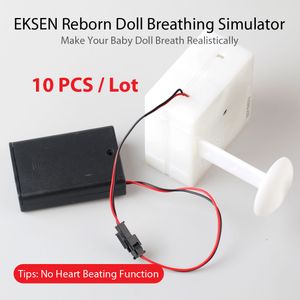 10 шт./лот, симулятор дыхания для куклы реборн, плюшевая игрушка, симулятор сердца для кукол, механизм имитации дыхания.