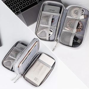 Alışveriş Çantaları 1 PC Seyahat Taşınabilir Dijital Ürün Depolama Çantası USB Veri Kablosu Organizatör Kulaklık Şarj Hazine Kutusu