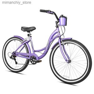 Bikes Kent Bicycles 26" Bayside Women's Cruiser Bicycle Purple bicycle road bike carbon road bike bicycles bikes Q231030