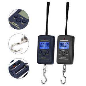 Hook Luggage Scale Fishing 40KG Electronic Digital Scales LED Display Portable Household Weight Scale Kitchen Tool