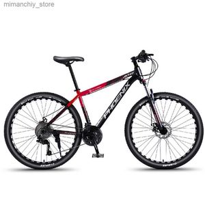 Bisiklet 26 inç bisiklet alüminyum alaşım altıgen pushbike çift disk fren yetişkin gidip iyi görünümlü ayak pedalı bisiklet q231030