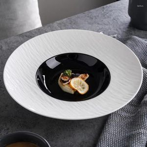 Тарелки западной кухни Лапша Летающие тарелки Блюда из соломенной шляпы Суп Французская столовая посуда