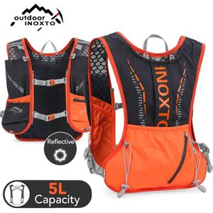 Açık çantalar inoxto hafif çalışan sırt çantası hidrasyon yeleği bisiklet maratonu yürüyüşü ultra ışık ve taşınabilir 5L 231030