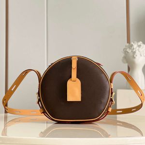 Boite Chapeau Souple круглая сумка из воловьей кожи классическая сумка через плечо Модная женская сумка через плечо женская M45647 M45149 дизайнерские роскошные сумки